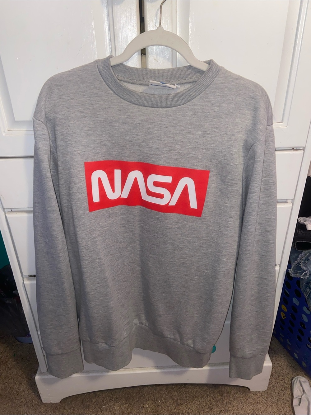 Gray NASA Crewneck Sweatshirt - Size L